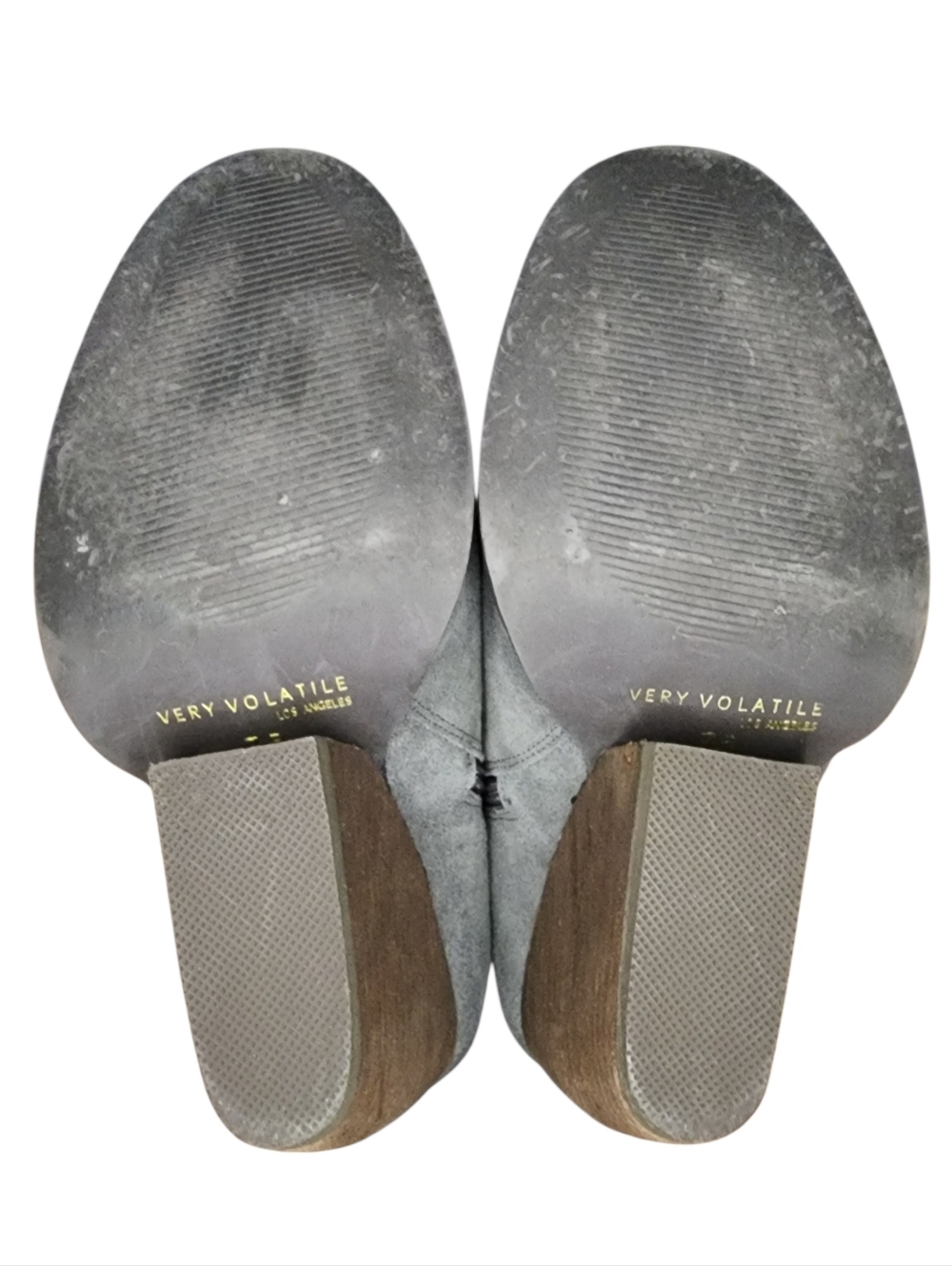 Very Volatile - Whitby Demi Wedge Suede Ankle Bootie, Womens 7.5 - Picture 9 of 12